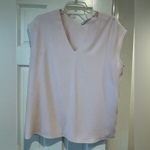 MM Lafleur Pale Pink Sleeveless Blouse